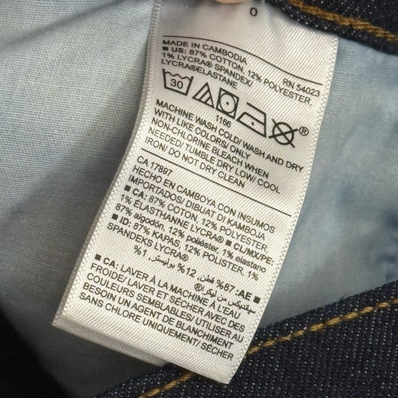 Old Navy • Dark Wash Cuffed Denim Shorts - Picture 9 of 9